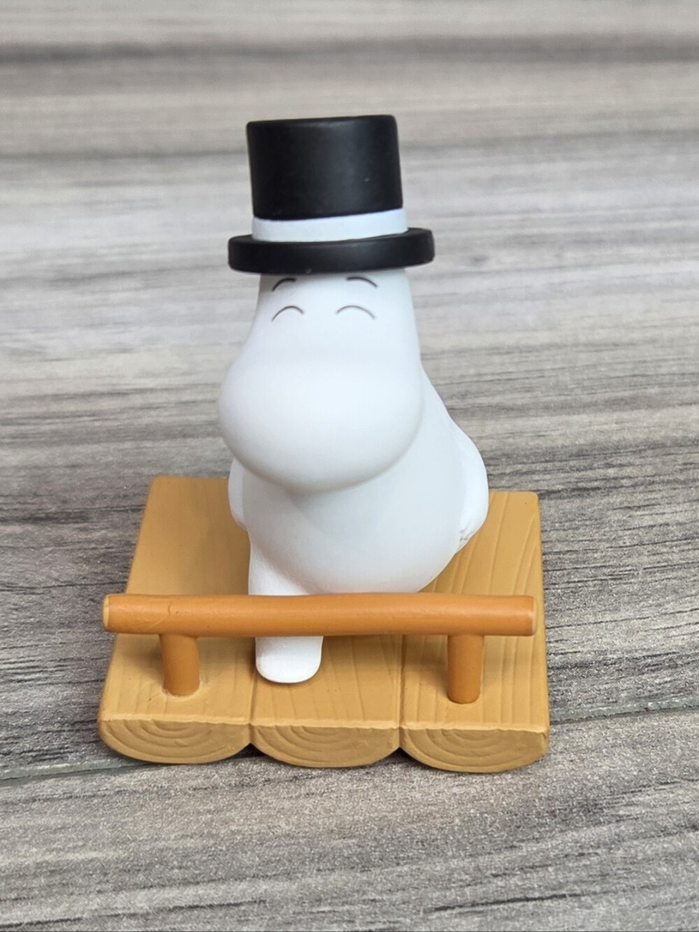 Moomin Moominpappa Top Hat Diving Board Gachapon Figure